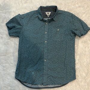 Vineyard Vines Men's Blue Short Sleeve Shirt